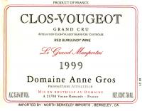 2004 Anne Gros Clos Vougeot
